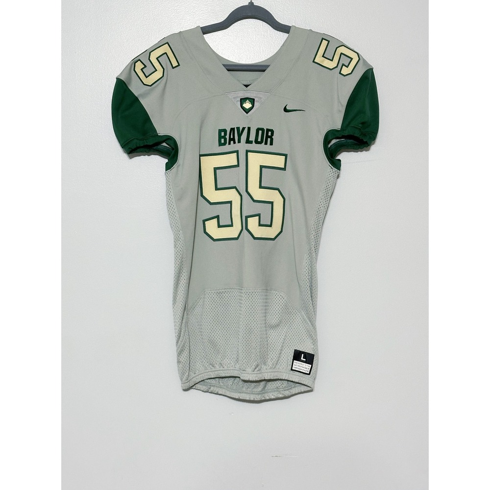 Nike Baylor Bears Vapor Pro Football Game Jersey Men's Large #55 Grey
